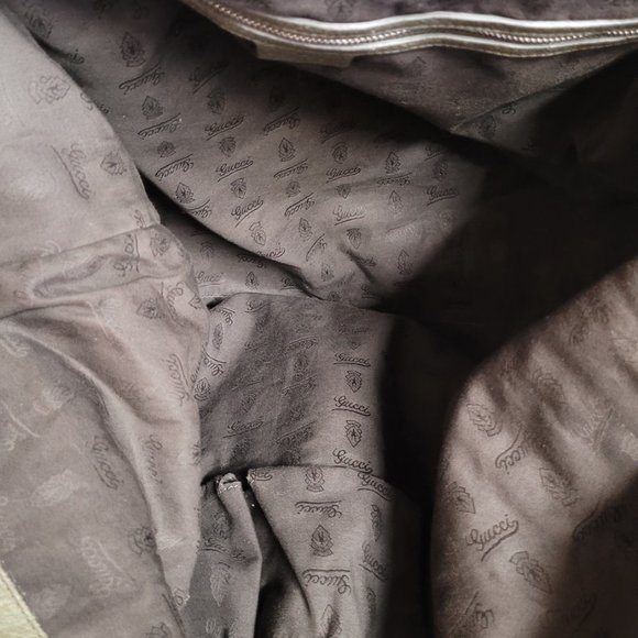 GUCCI Monogram Bamboo Tassel Shoulder Bag - Picture 8 of 14